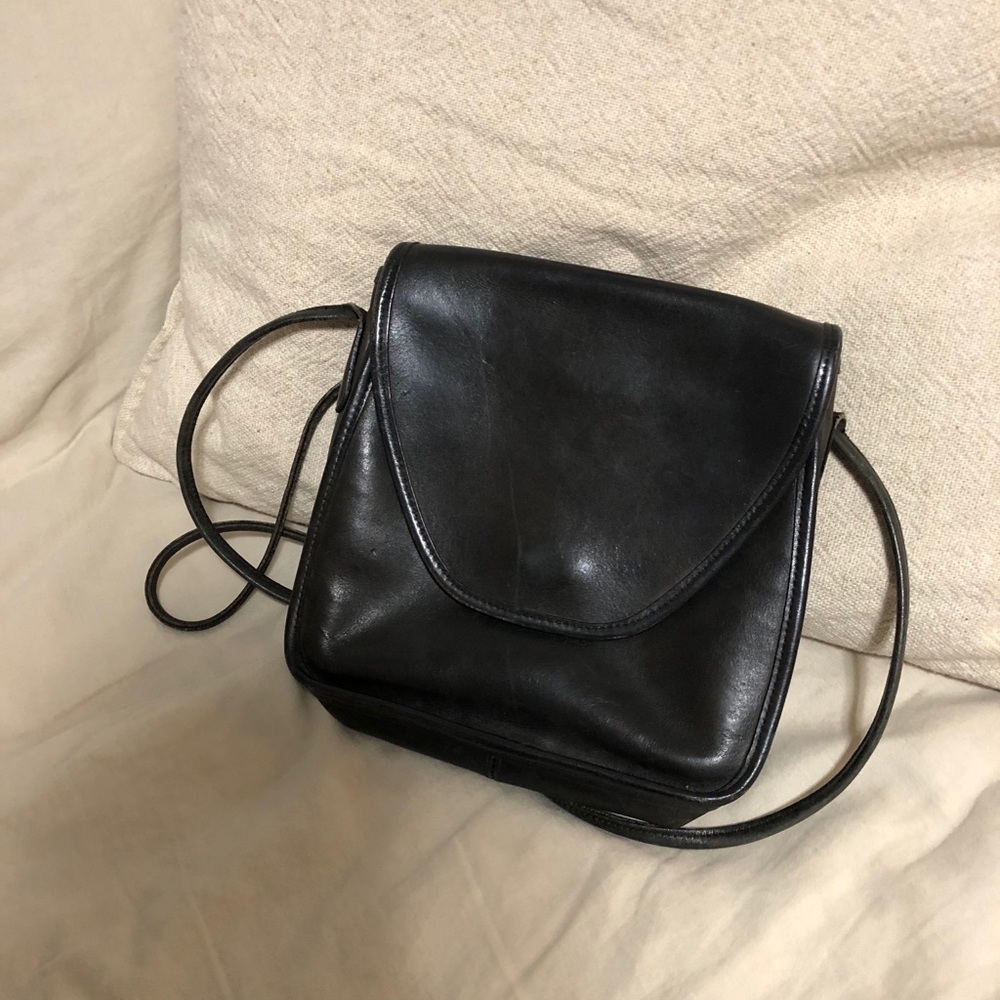 Vintage Leather Coach Bag